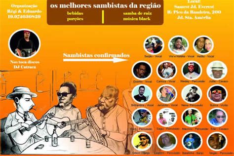 Evento de Samba arrecada alimentos para famílias carentes