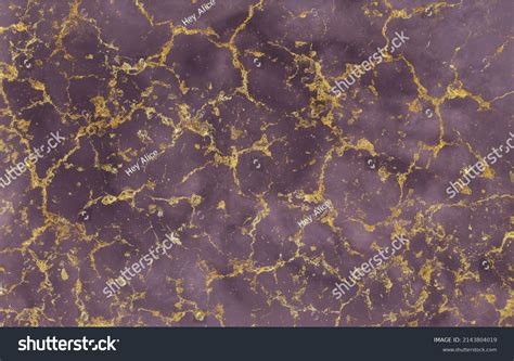 Stained Marble Gold Colored Veins Background Stock Vector Royalty Free