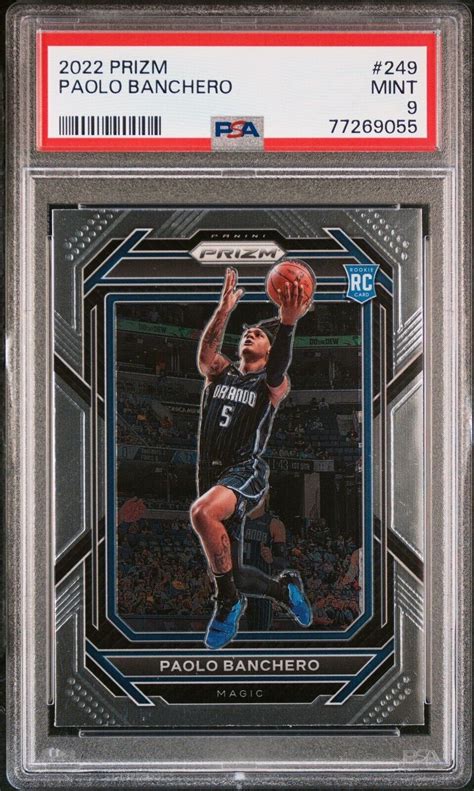 Panini Prizm Paolo Banchero Rookie Card Rc Orlando Magic