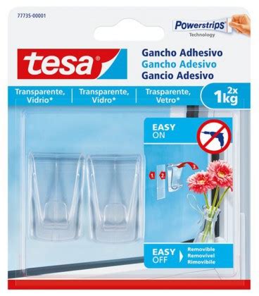 Tesa Powerstrips Klebehaken F R Transparente Oberfl Chen Und Glas