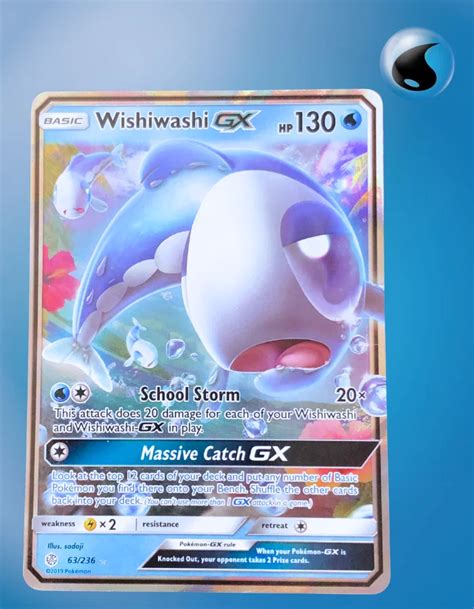 Wishiwashi GX 63 236 Cosmic Eclipse TCG Coleccionistas