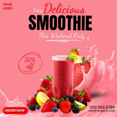 Copy Of Smoothie Best Offer Postermywall