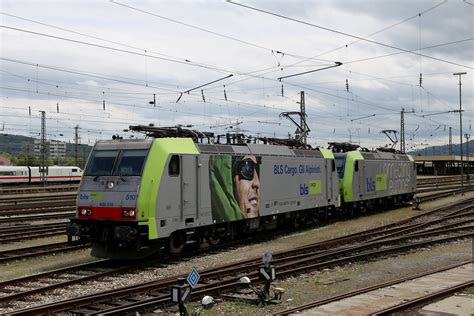 BLS Cargo Re 486 510 1 Und Re 485 019 4 Basel Bad Bhf Flickr