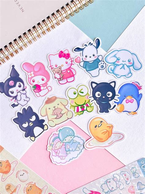 Buy Sanrio Sticker Glossy Sticker Cinna My Melo Pom Pom Purin Pochacco