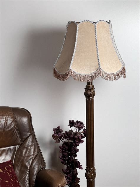 Lampshade Handmade Velvet Lampshade For Floor Lamps Victorian Style