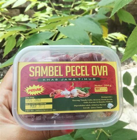 Jual Sambal Pecel Ova Khas Jawa Timur Pedas Gram Di Seller Ova