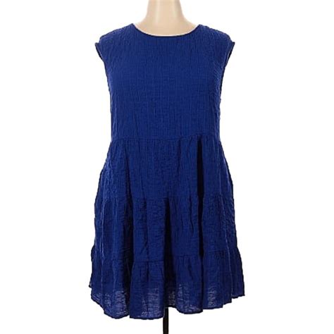 Knox Rose Dresses Nwt Knox Rose Royal Blue Tiered Flowy Dress 2x