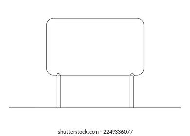 Blank Banner Mock On Stick Protest Stock Vector (Royalty Free ...