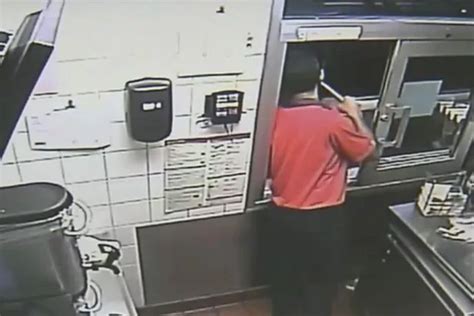 Mcdonalds Employee Jumps Out Of Drive Thru Window In Desperate Bid To