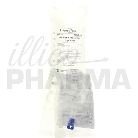 Glucose Fresenius 5 Poche 1000ml Vermifuge E Pharmacie IllicoPharma