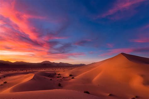 Hd Wallpaper Serene Sunset Over Desert Dunes By C Edward Brice