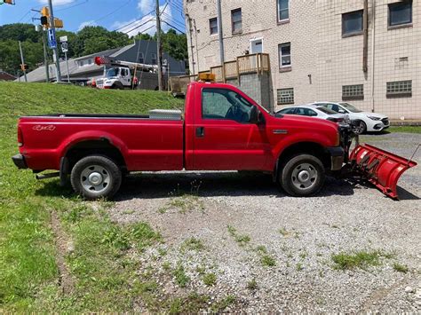 2006 Ford F 250 4x4 Pickup Truck With Western Snow Plow Online