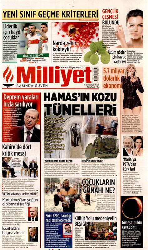 Milliyet Gazetesi Milliyet Man Et Oku Haberler Ekim