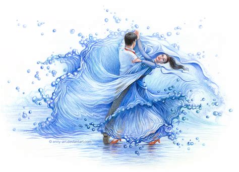 water dance  anity art  deviantart