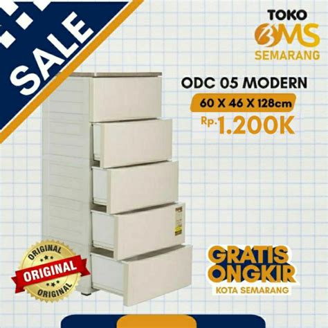 Jual Promo Lemari Plastik Olymplast Odc Modern 5 M Susun Laci Drawer