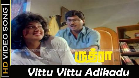 Vittu Vittu Adikadu Song Rudhra Movie Bhagyaraj Gautami Night