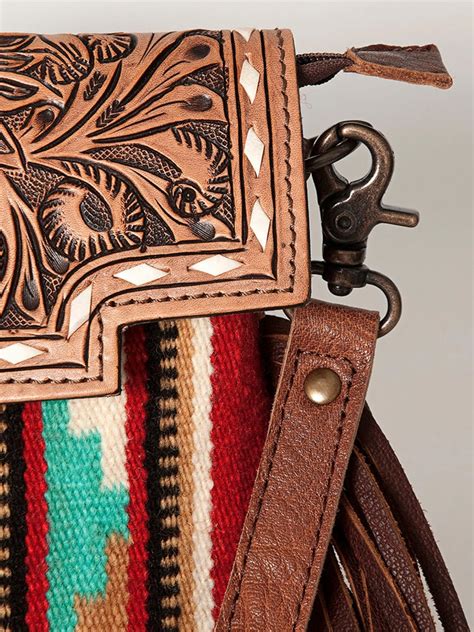 Western Hand Tooled Leather Purse Concealed Carry Purse Etsy