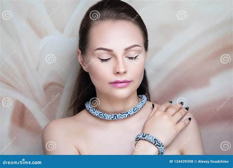 Woman Nude Make Up Stock Photo Image Of Face Makeup 134439398