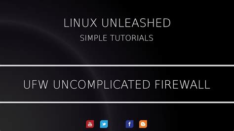 Raspberry PI Linux UFW Uncomplicated Firewall Tutorial YouTube