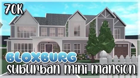 70k Suburban Mini Mansion Part 1 Bloxburg Speedbuild 🛠️ Youtube