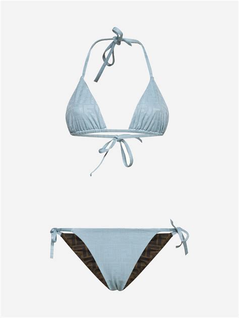 Fendi Ff Logo Bikini ModeSens