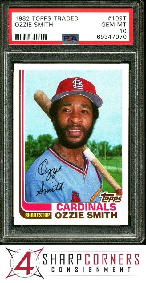 Ozzie Smith 1982 Topps Traded 109t Base Price Guide Sports Card Investor