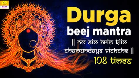 Devi Durga Beej Mantra Times Durga Mantra Jaap Om Aim Hrim Klim