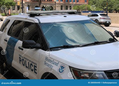 Federal Protective Service Police Vehicle Editorial Image - Image of ...