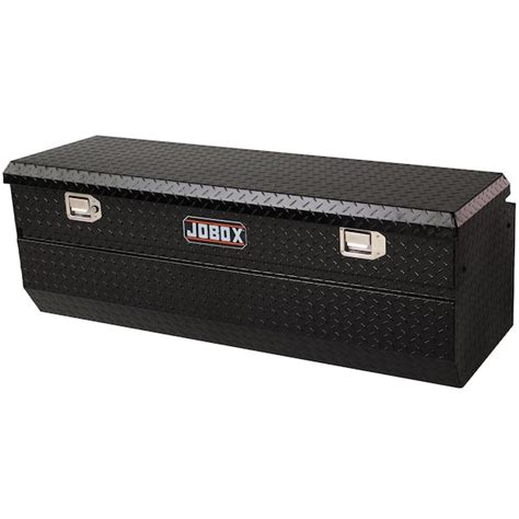 Crescent Jobox 61 In Black Diamond Plate Aluminum Extra Wide Fullsize Top Mount Truck Tool Box