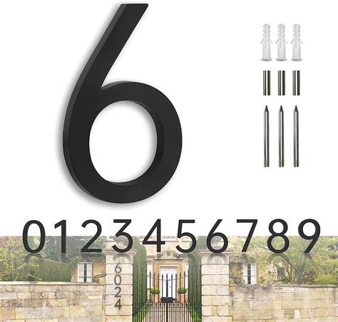 House Numbers For Outside 7 Inch 17 80CM Metal Home Address Number