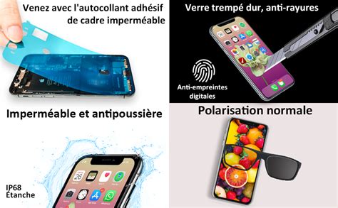 Brinonac Écran pour iPhone 11 6 1 3D Tactile LCD Ecran Remplacement