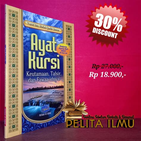 Jual Buku Ayat Kursi Keutamaan Tafsir Dan Fawaa Idnya Shopee