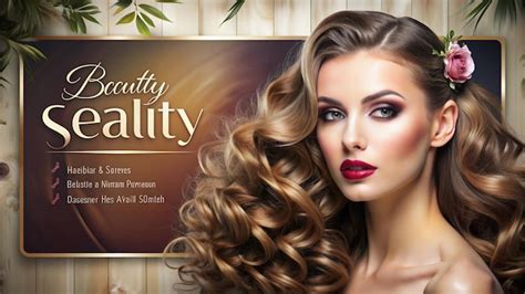 Beauty Salon Logo Premium Ai Generated Image