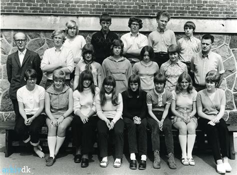 Arkiv Dk Sct Jacobi Skole Kirkepladsen 1 Varde 1971 Klassefoto 10 A