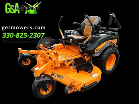 61 Scag Tiger Cat Ii Commercial Zero Turn W 26hp Kawasaki Efi 2021 Lawn Mowers For Sale