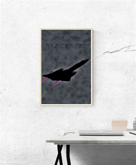 SR 71 Plane Art Aviation Poster Aviation Wall Art Airplane - Etsy