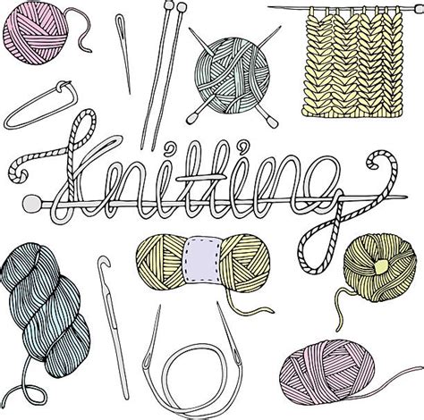 Best Knitting Illustrations Royalty Free Vector Graphics And Clip Art