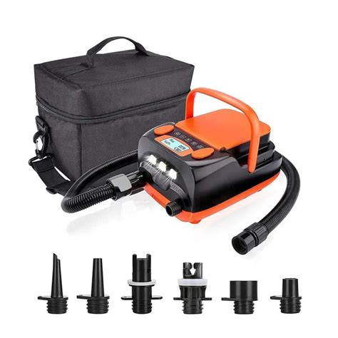 Насос двухступенчатый аккумуляторный HT-790 для лодки ПВХ и SUP досок ...