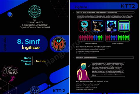 8 Sınıf İngilizce Testleri Ve Cevapları Pdf İndir 2024 Hangisoru