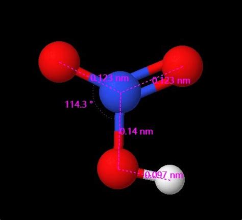 What is the Lewis Structure of Nitric acid?