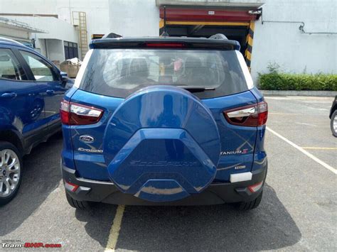 Ford Ecosport Titanium S Rear Spy Shot