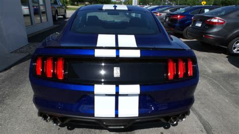 2016 Mustang Shelby Gt350 Technology Pkg Navigation Impact Blue White