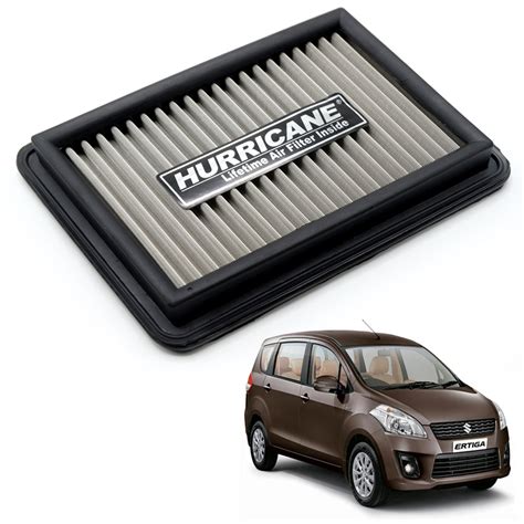 Hurricane Stainless Steel Air Filter Chrome Fits Suzuki Ertiga 2013