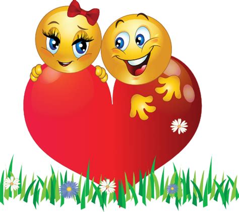 Lovers In Garden Smiley Emoticon Clipart I2clipart Royalty Free Public Domain Clipart