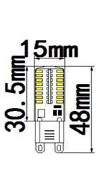 Silicone Sealed G9 SMD 3014 Corn LED Bulb Shunfa