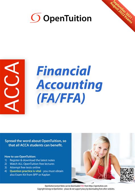 Acca Fa S21 Notes F3 Acca Acca Financial Accounting Faffa O