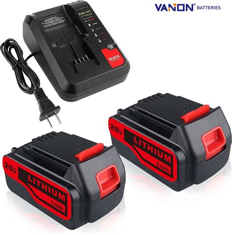 Pack Ah Lb X Battery With Pcc L Charger For Black Decker V