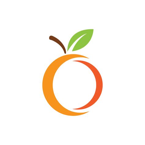 Orange logo design 22083538 Vector Art at Vecteezy