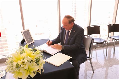 Firma Libro De Condolencias Ministerio De Relaciones Exteriores