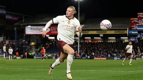 Erling Haaland Hammers Five As Man City Thrash Luton In FA Cup